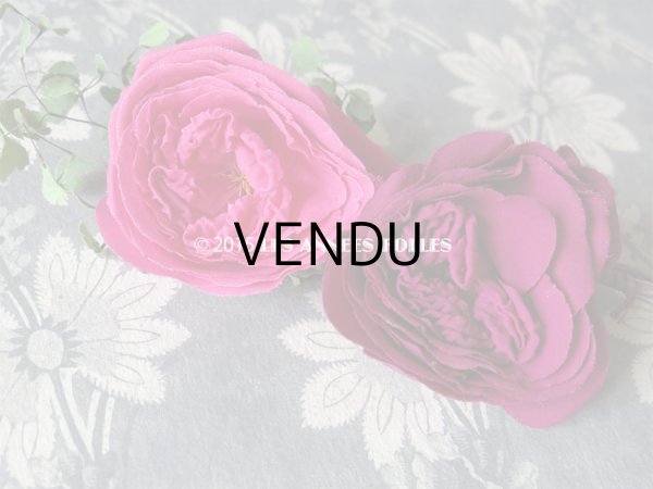 画像3: アンティーク コサージュ 薔薇  (3)