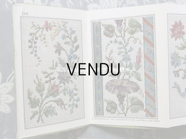 画像4: アンティーク タピスリーの図案帳  ALBUM DE TAPISSERIE - N.ALEXANDRE&Cie.MAISON LAJEUNESSE Sucr. (4)