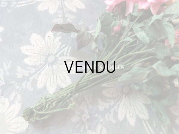 画像11: アンティーク  薔薇のブーケ コサージュ (11)