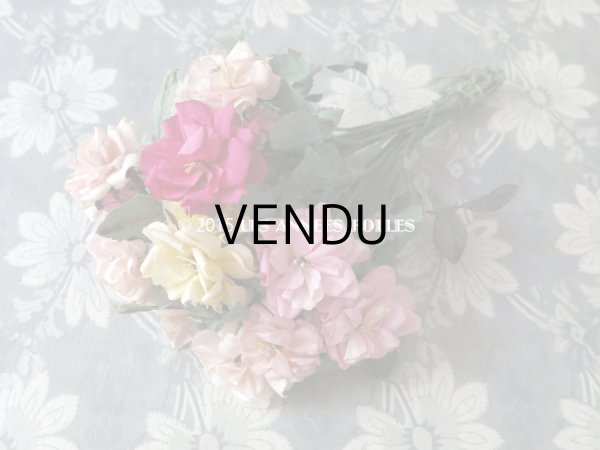 画像4: アンティーク  薔薇のブーケ コサージュ (4)