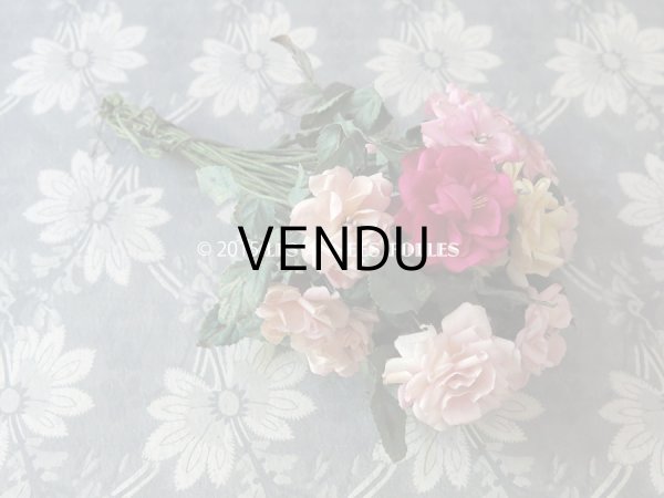 画像5: アンティーク  薔薇のブーケ コサージュ (5)