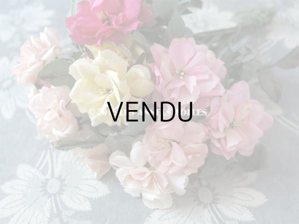 画像7: アンティーク  薔薇のブーケ コサージュ (7)