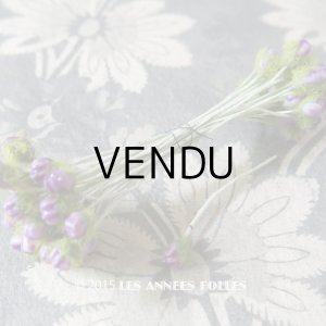 画像: アンティーク ペップ コサージュ用 花芯 紫