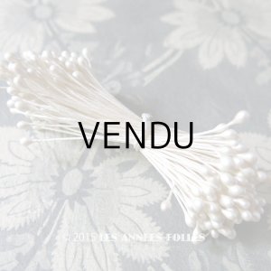 画像: アンティーク ペップ パール加工 コサージュ用 花芯 