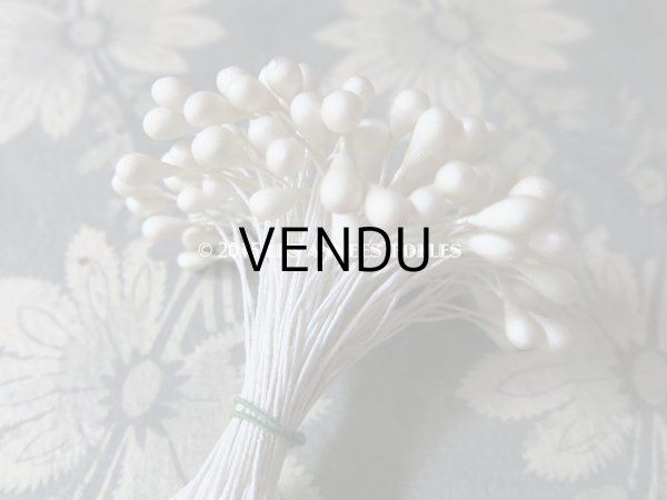 画像5: アンティーク ペップ パール加工 コサージュ用 花芯  (5)