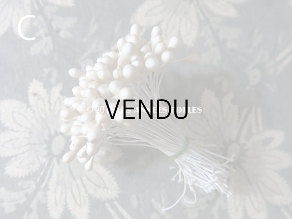 画像7: アンティーク ペップ パール加工 コサージュ用 花芯  (7)