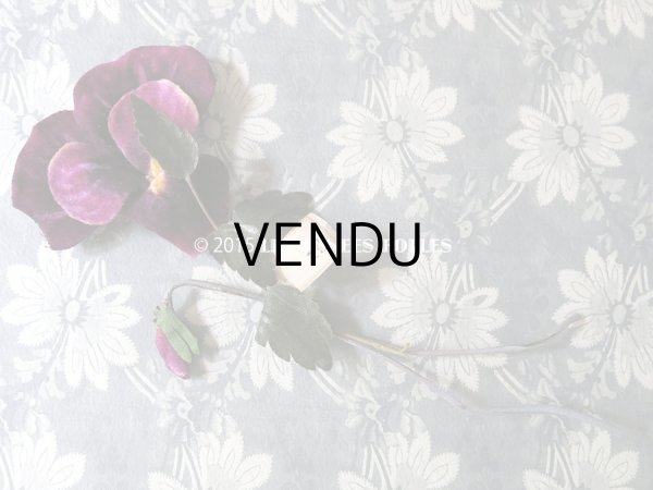 画像5: 1900年代 アンティーク コサージュ ラベル付 パンジー (5)