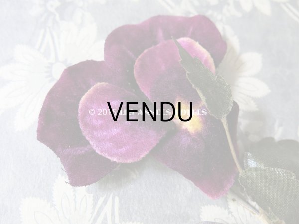 画像3: 1900年代 アンティーク コサージュ ラベル付 パンジー (3)