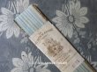 画像1: アンティーク ボンマルシェ リボン刺繍 & ロココトリム用 シルク製 リボン 水色 10m - AU BON MARCHE - (1)