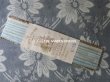 画像2: アンティーク ボンマルシェ リボン刺繍 & ロココトリム用 シルク製 リボン 水色 10m - AU BON MARCHE - (2)