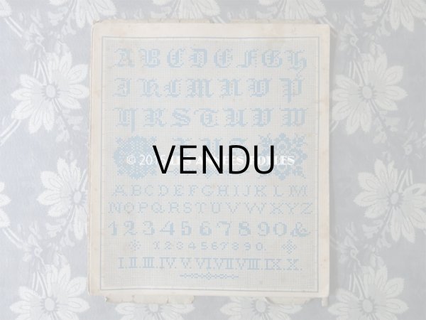 画像3: 19世紀末 アンティーク クロスステッチの図案帳 - ETABLISSEMENTS DE LA MAISON POIRET FRERES & NEVEU - (3)