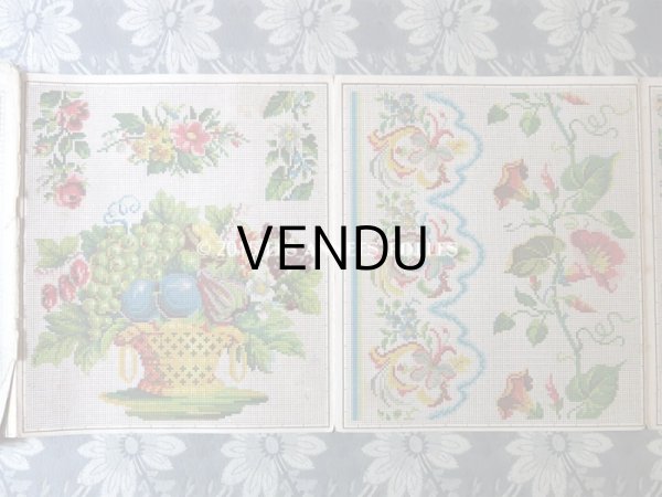 画像4: 19世紀末 アンティーク クロスステッチの図案帳 - ETABLISSEMENTS DE LA MAISON POIRET FRERES & NEVEU - (4)