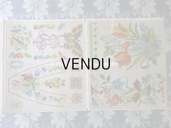画像6: 19世紀末 アンティーク クロスステッチの図案帳 - ETABLISSEMENTS DE LA MAISON POIRET FRERES & NEVEU - (6)