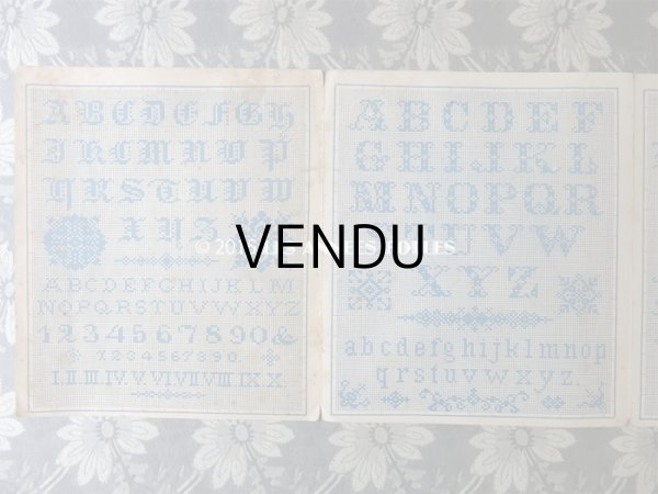 画像7: 19世紀末 アンティーク クロスステッチの図案帳 - ETABLISSEMENTS DE LA MAISON POIRET FRERES & NEVEU - (7)