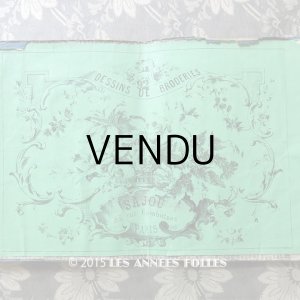画像: 1860年代 アンティーク SAJOU  刺繍図案帳 DESSINS DE BRODERIES 92 - SAJOU PARIS -