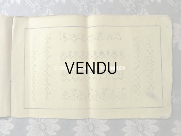 画像8: 1860年代 アンティーク SAJOU  刺繍図案帳 DESSINS DE BRODERIES 92 - SAJOU PARIS - (8)