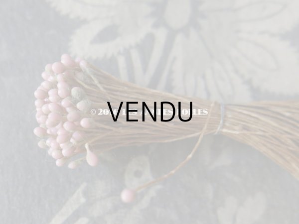 画像5: アンティーク ペップ ピンク＆グレー コサージュ用 花芯  (5)