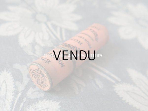 画像7: アンティーク 未使用 リップスティックの紙箱 ピンク POMMADE ROSE POUR LES LEVRES - ROGER&GALLET PARIS - (7)