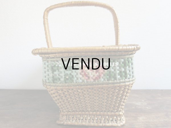 画像4: アンティーク 薔薇のパニエ (4)