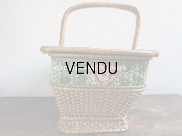 画像5: アンティーク 薔薇のパニエ (5)