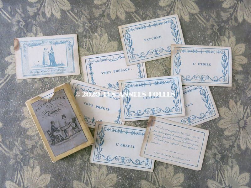 画像2: 19世紀末 アンティーク  オラクルカード 神託カード PETIT ORACLE (2)