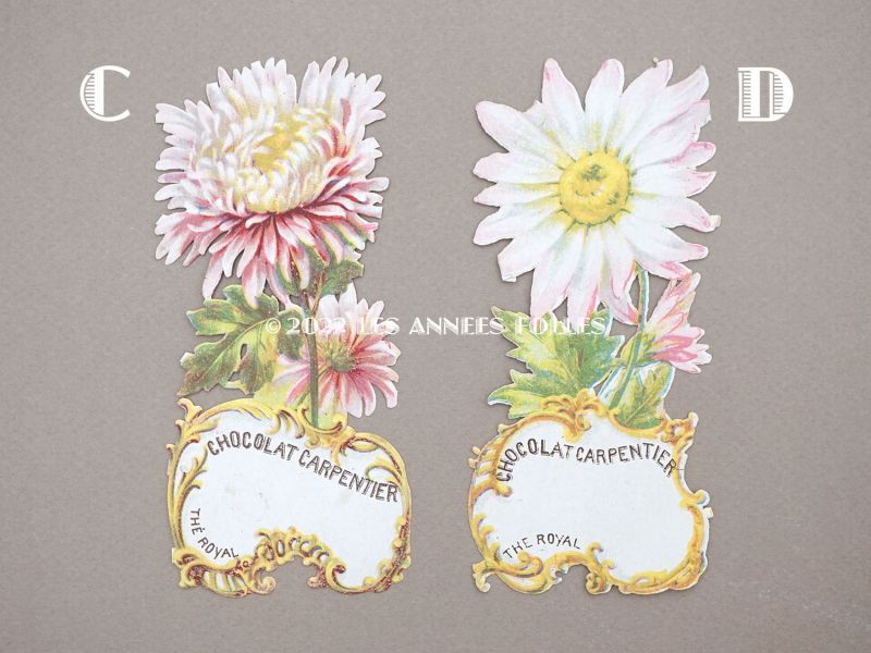 画像4: ＊蚤の市＊【クリスマスセール2024対象外】1900年代 アンティーク ダイカットクロモ　- CHOCOLAT CARPENTIER - (4)