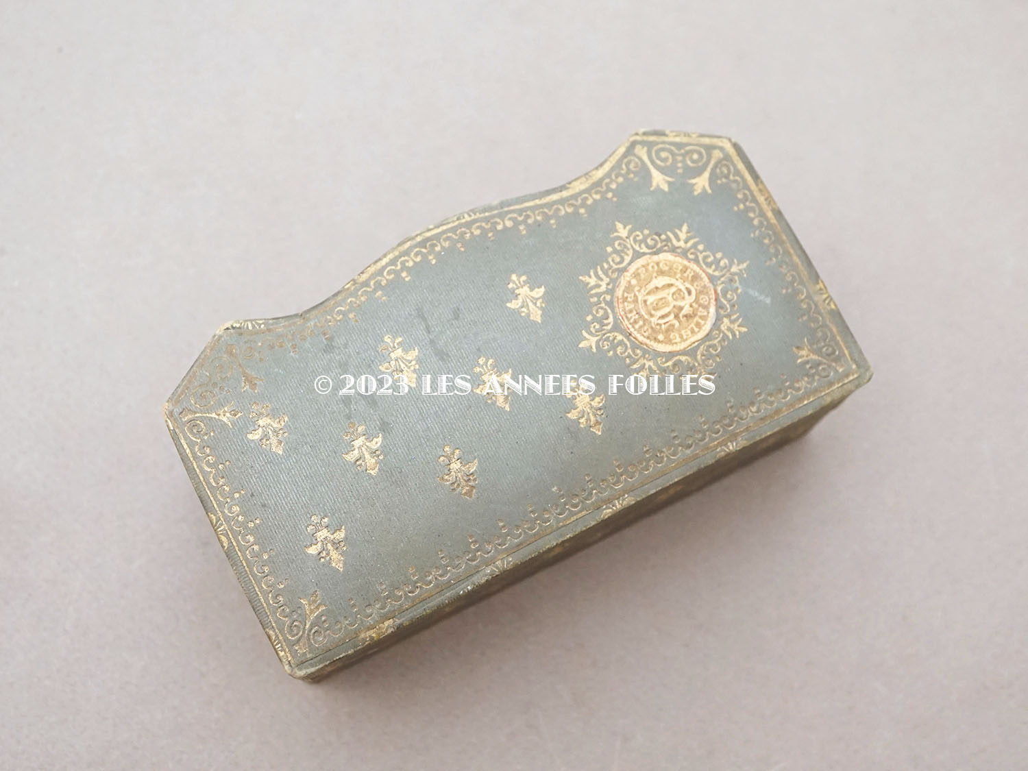 画像2: アンティーク パフュームボックス 百合の紋章  - ROGER & GALLET PARIS - (2)