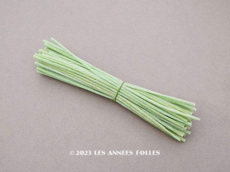 画像1: アンティーク 布花用 茎 ピスタチオグリーン 56ピース 約14cm (1)
