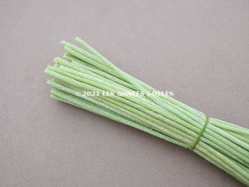 画像2: アンティーク 布花用 茎 ピスタチオグリーン 56ピース 約14cm (2)