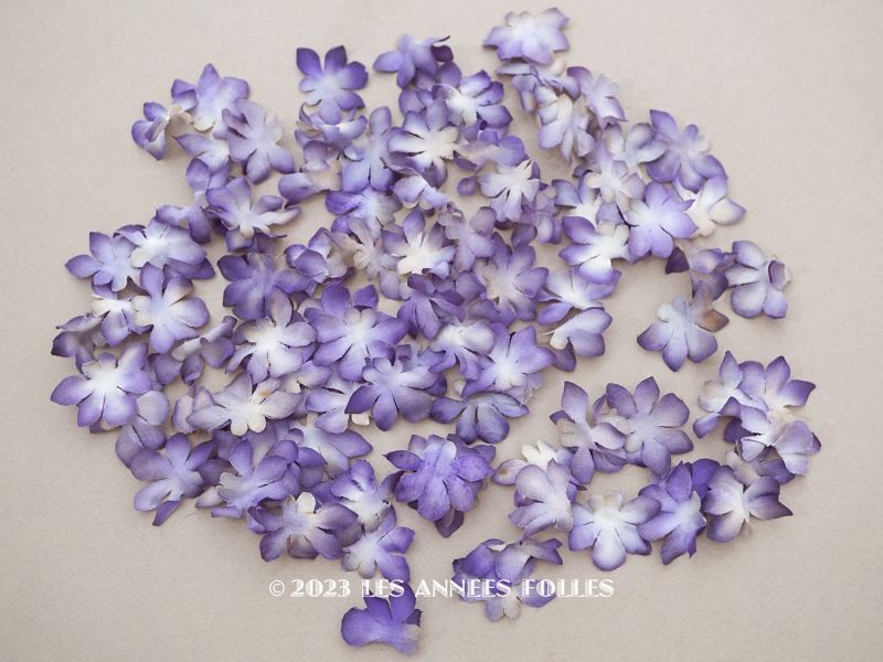 画像1: ＊蚤の市セット＊ アンティーク 菫の花びら 100ピースのセット　 (1)