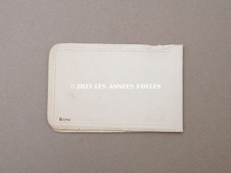 画像2: アンティーク 菫のおしろい紙のカバー PAPIER POUDRE DE RIZ A LA VIOLETTE - L.PLASSARD PARIS - (2)