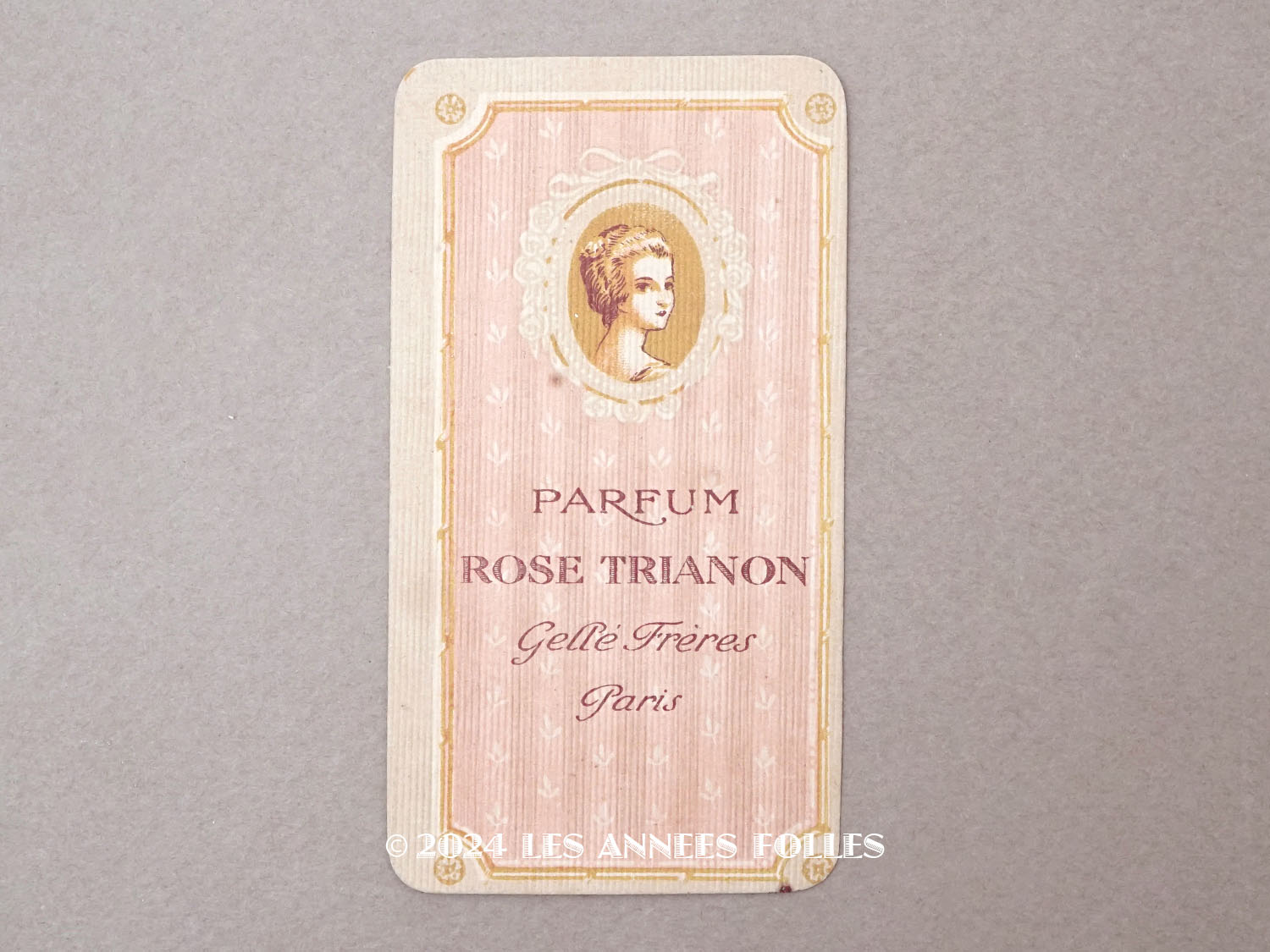 画像1: アンティーク パフュームカード ROSE TRIANON - GELLE FRERES PARIS - (1)