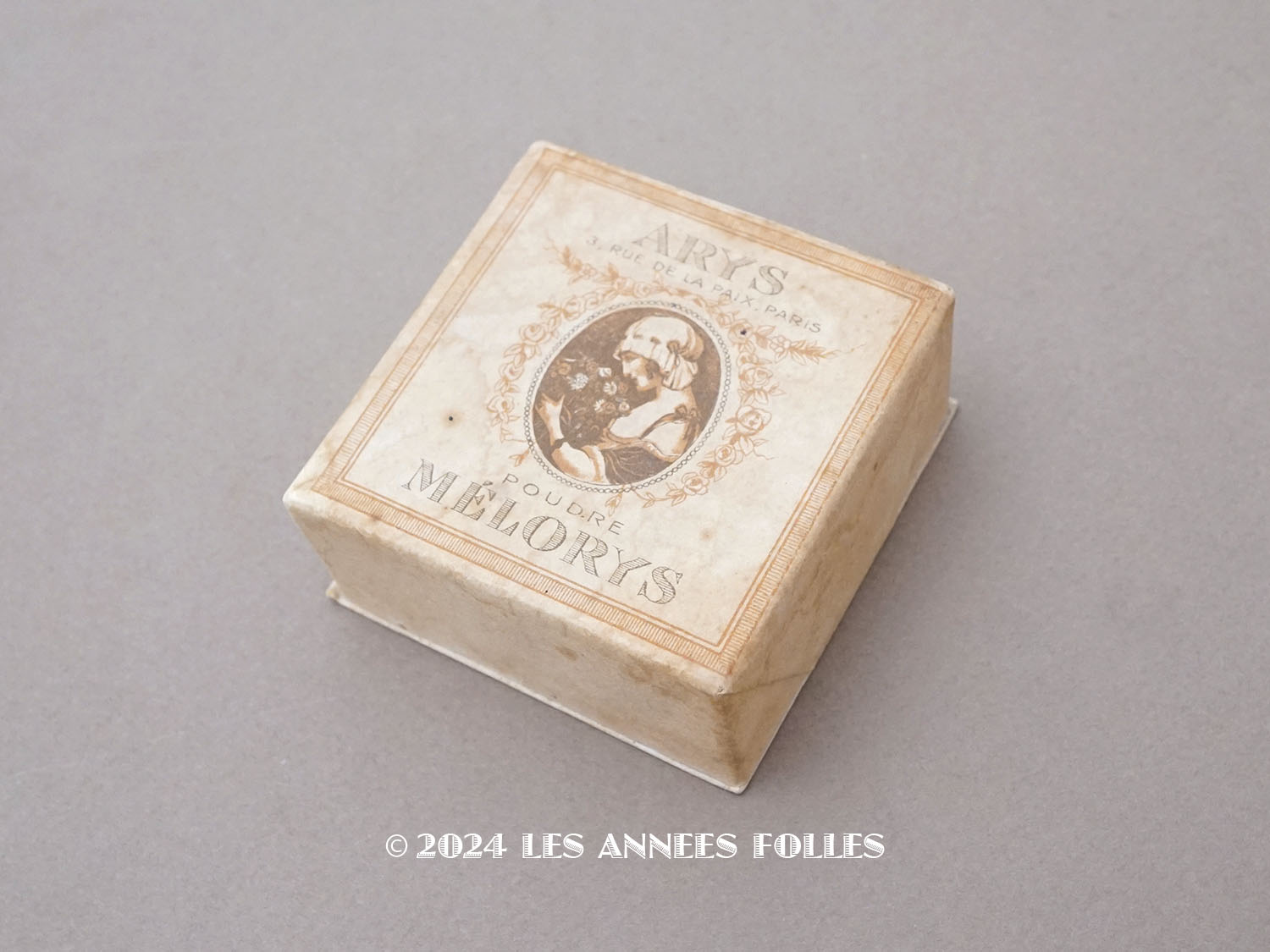 画像1: アンティーク パウダーボックス POUDRE MELORYS - ARYS - (1)