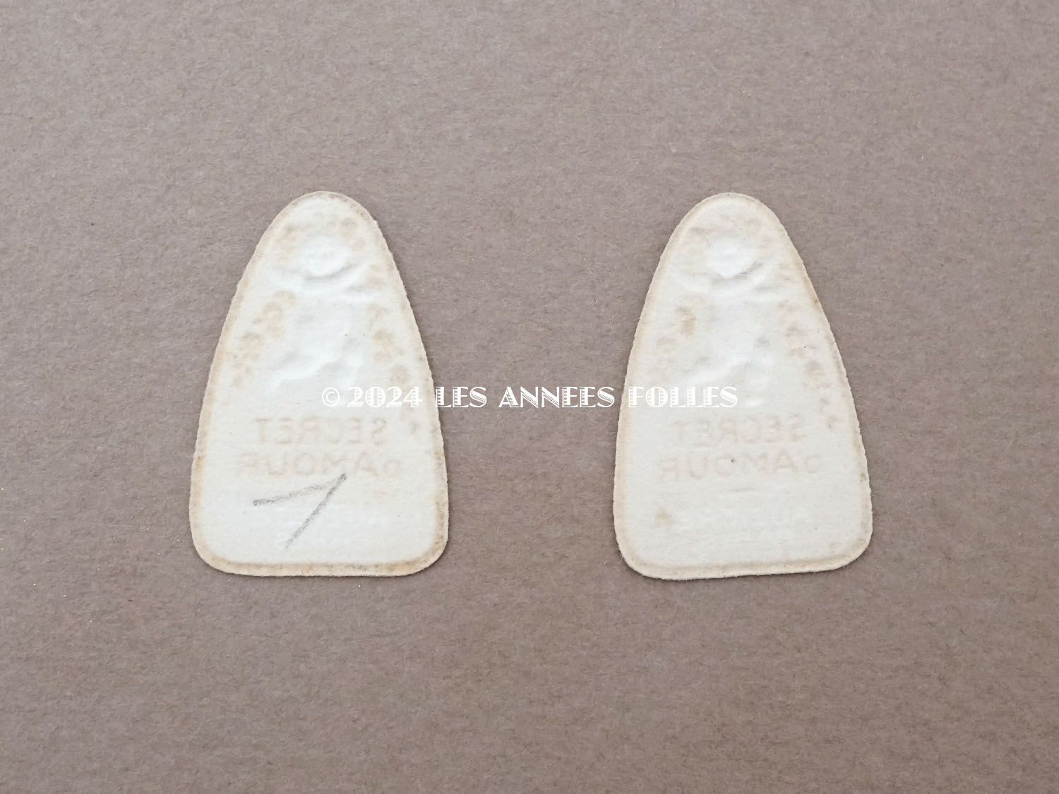 画像3: アンティーク 天使のパフュームラベル SECRET D'AMOUR - AUZIERE PARIS - (3)