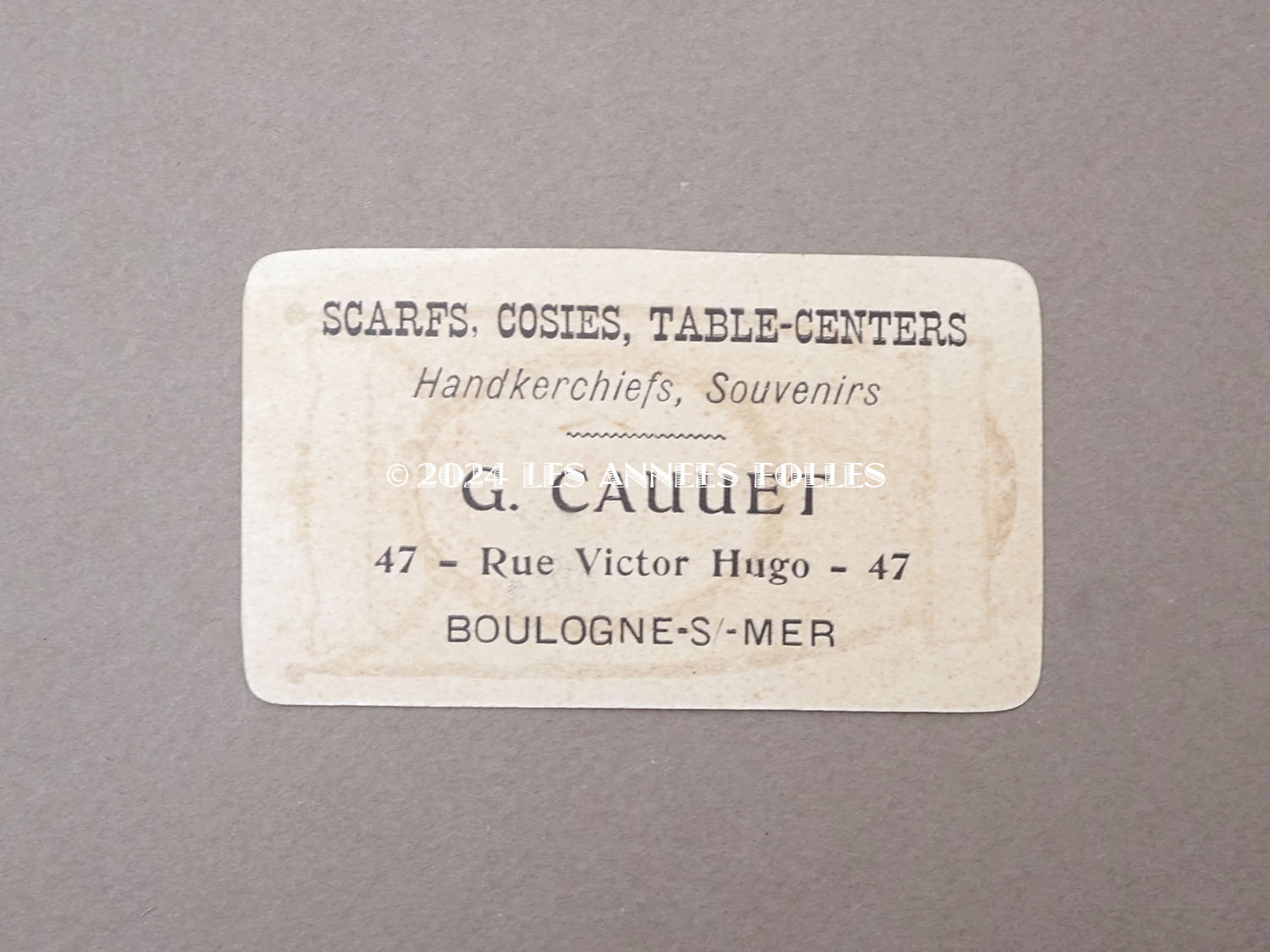 画像2: アンティーク パフュームカード GENTIL SECRET - VIBERT FRERES PARIS - (2)