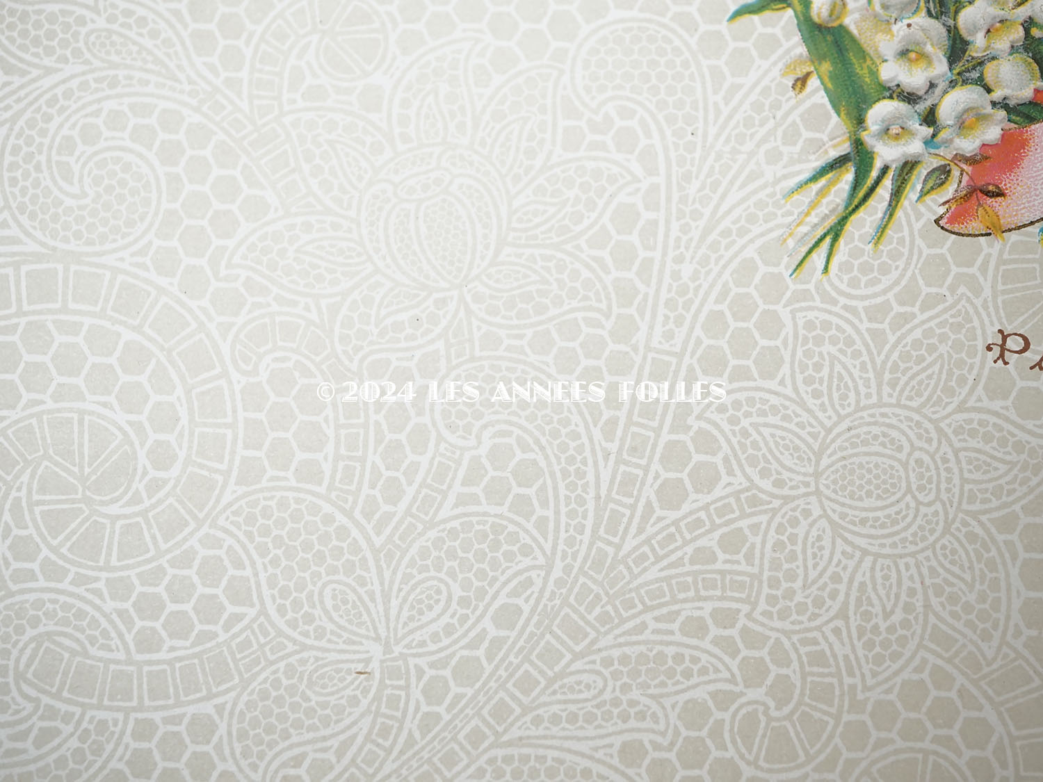 画像3: アンティーク 鈴蘭のソープラベル SAVON OLGALIA AU MUGUET - VICTOR VAISSIER - (3)