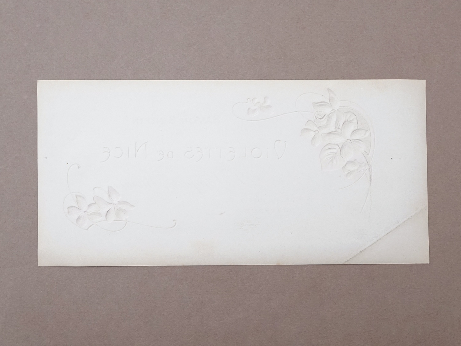 画像5: アンティーク ソープラベル 菫 SAVON SURFIN VIOLETTES DE NICE (5)