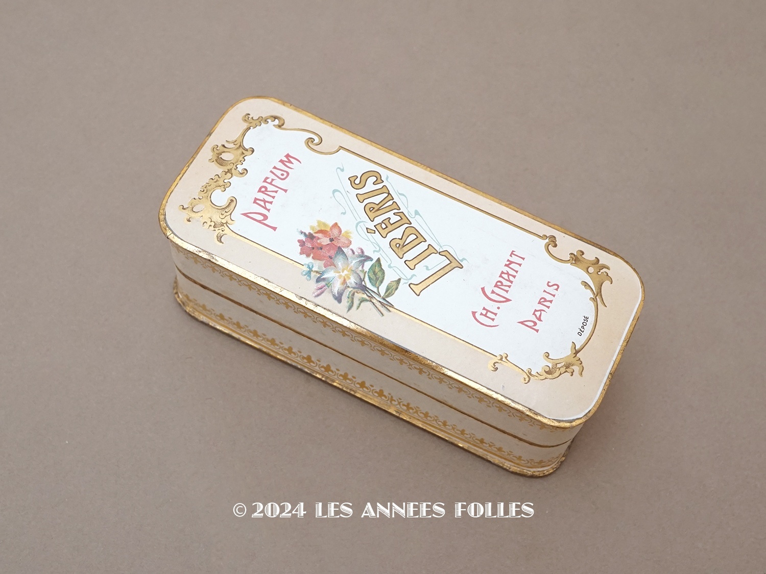 画像1: アンティーク パフュームボックス PARFUM LIBERIS - CH.GRANT PARIS - (1)