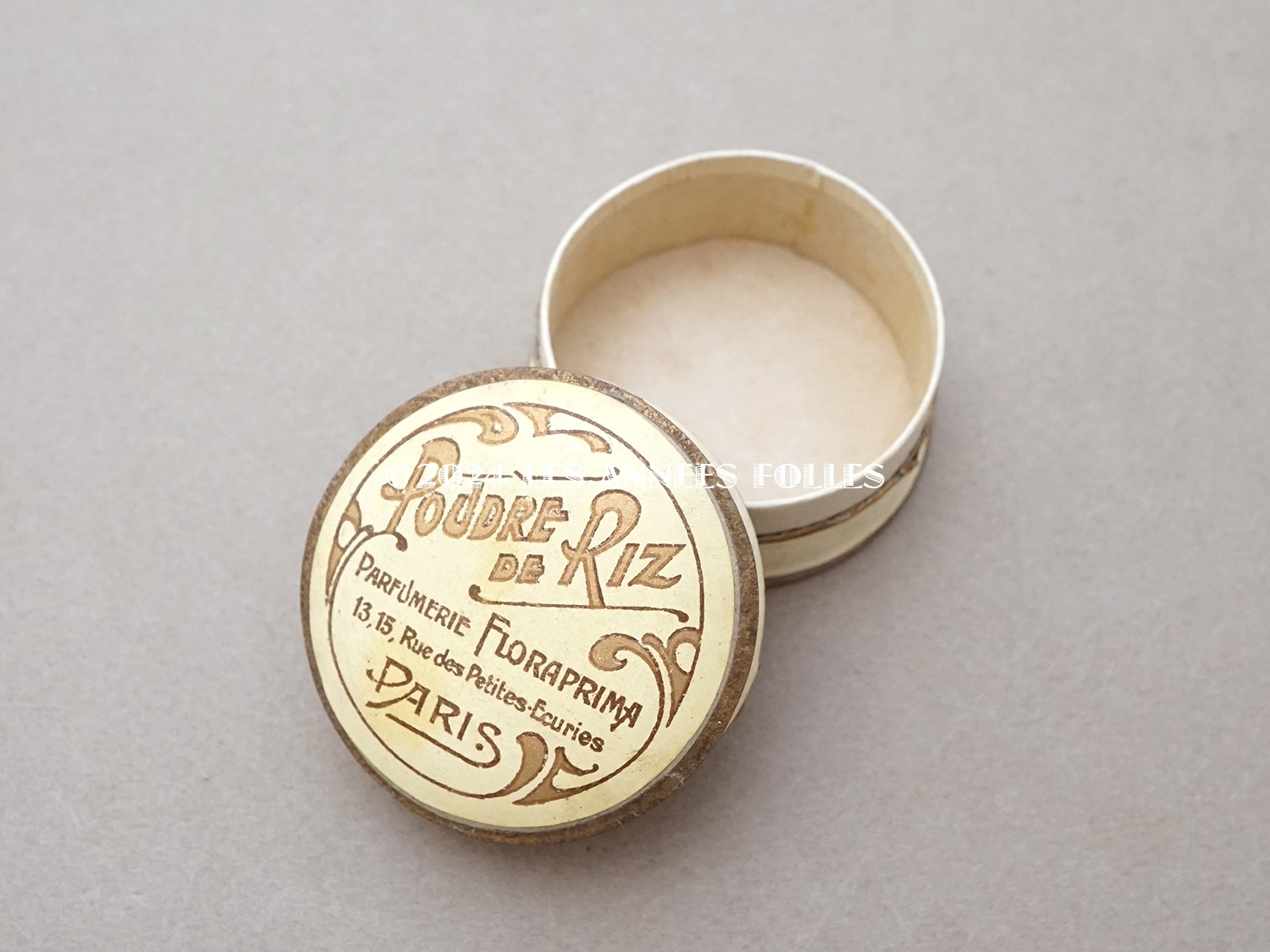 画像4: アンティーク 小さなパウダーボックス POUDRE DE RIZ - PARFUMERIE FLORAPRIMA PARIS - (4)