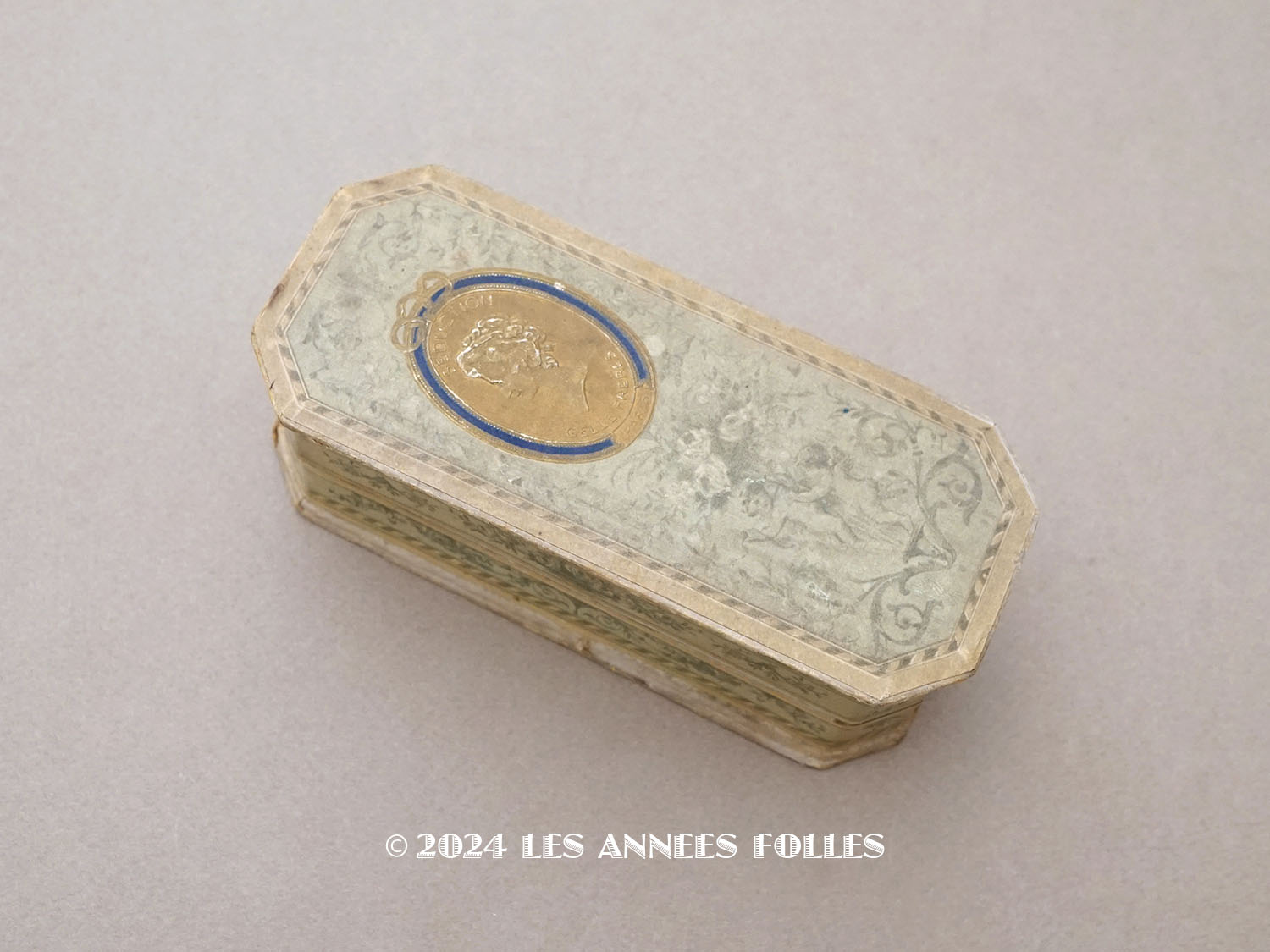 画像1: 【クリスマスセール2024対象外】1908年 アンティーク パフュームボックス SEDUCTION - GELLE FRERES PARIS - (1)