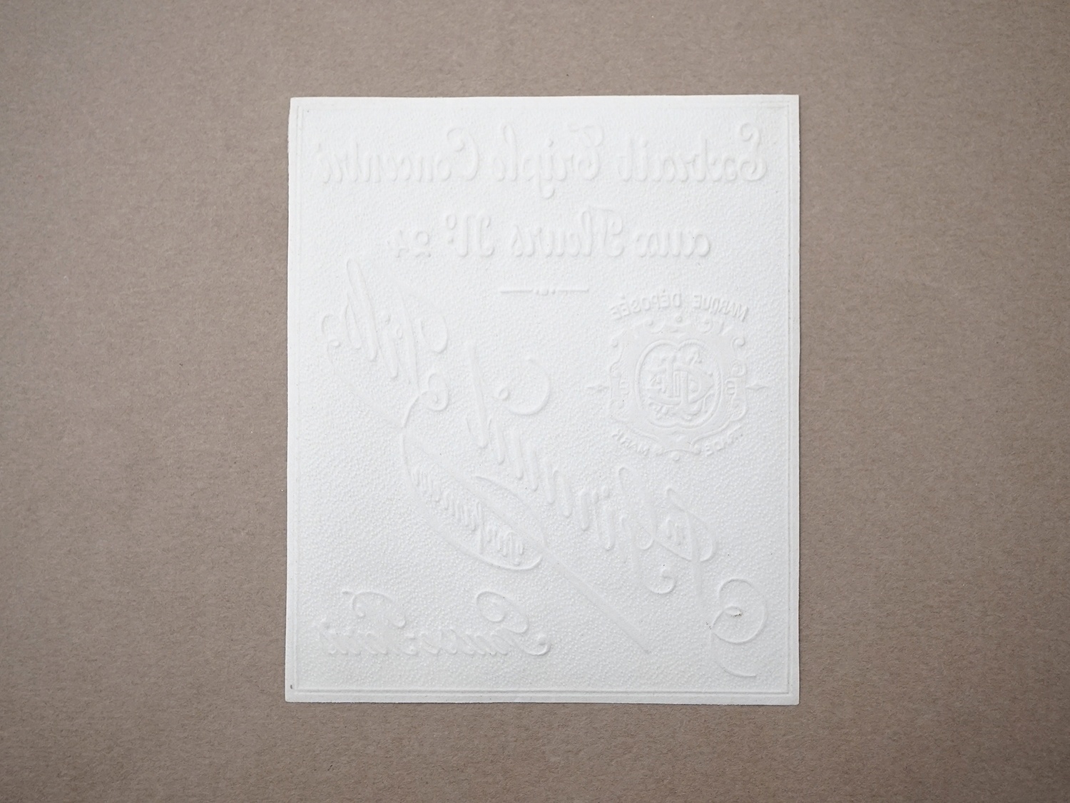 画像3: アンティーク パフュームラベル EXTRAIT TRIPLE CONCENTRE AUX FLEURS N 24 - JN.GIRAUD FILS - (3)