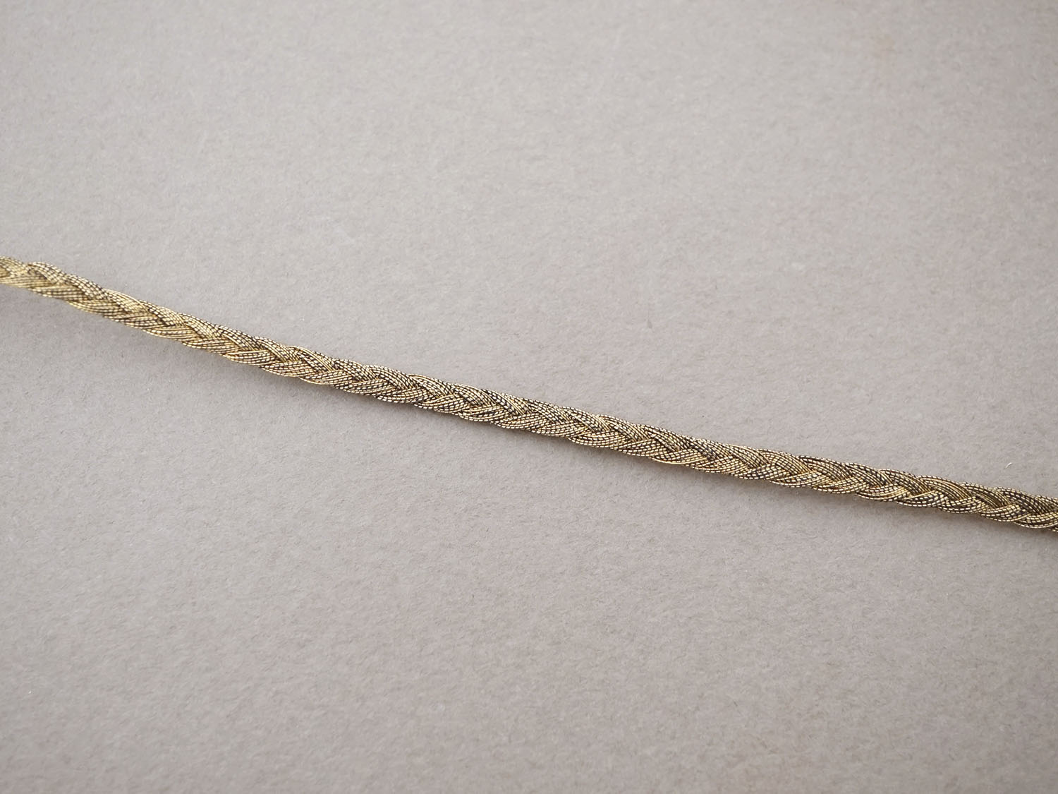 画像2: アンティーク 極細 3mm メタル製 トリム ゴールド ドール用 (2)