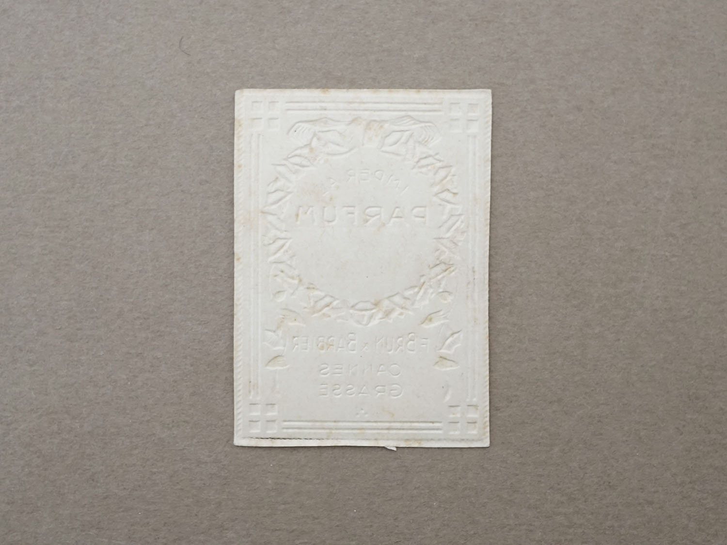 画像3: アンティーク 小さなパフュームラベル 白菫 IMPERIAL PARFUM WHITE VIOLET - F.BRUN & BARBIER - (3)
