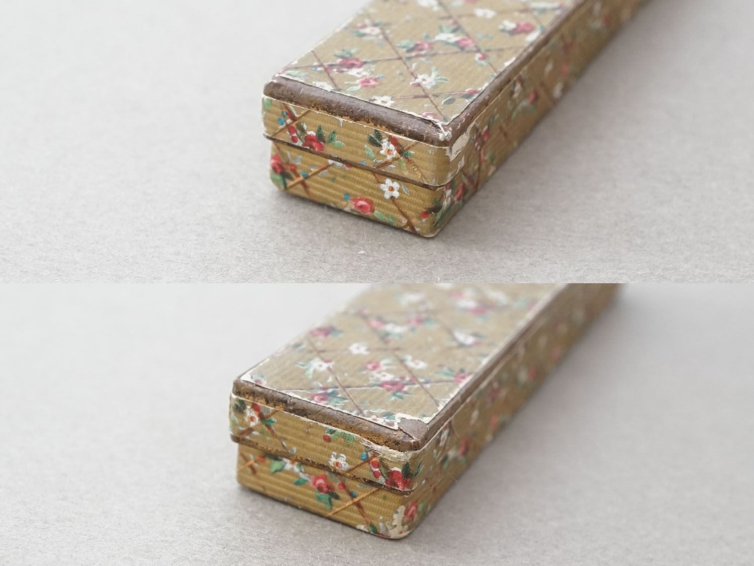 画像4: アンティーク 花模様のジュエリーボックス  (4)