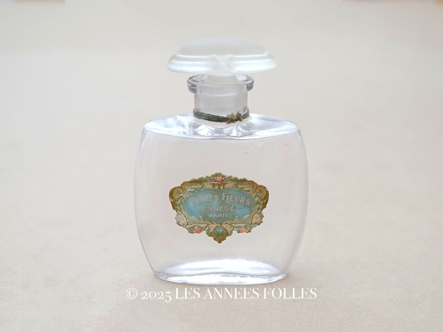 画像1: アンティーク 小さな パフュームボトル 薔薇のガーランド  PETITES FLEURS ENNEGE (1)