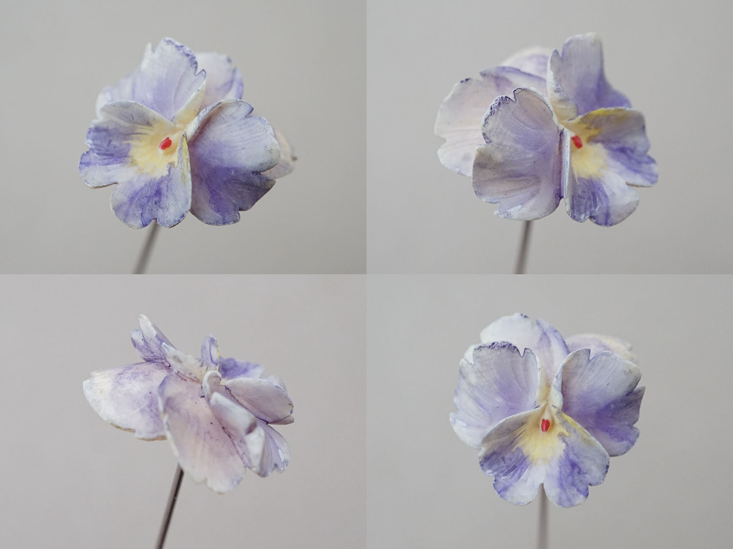 画像5: アンティーク ハットピン 菫 (5)