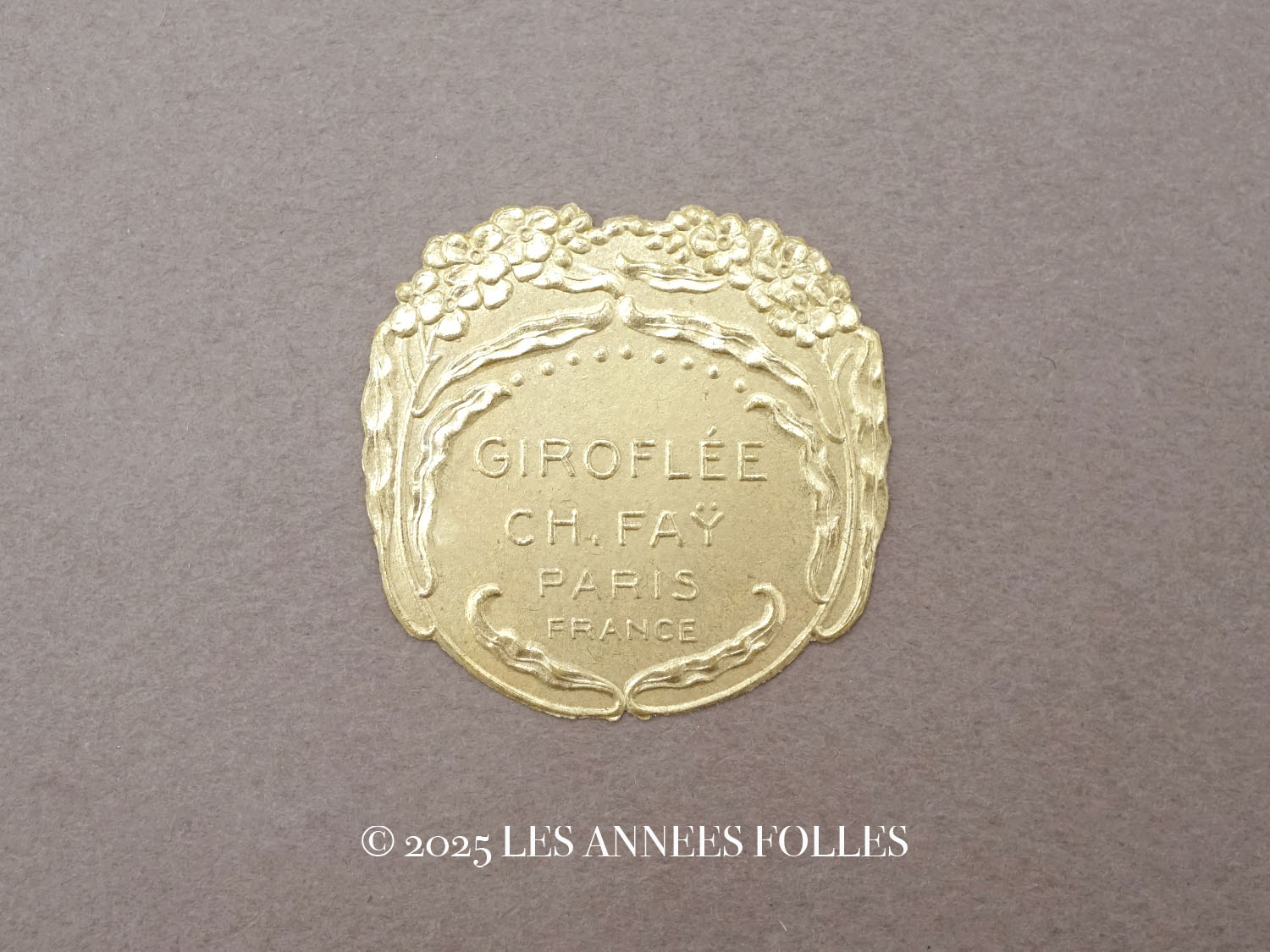 画像1: アンティーク パフュームラベル GIROFLEE - CH.FAY - (1)