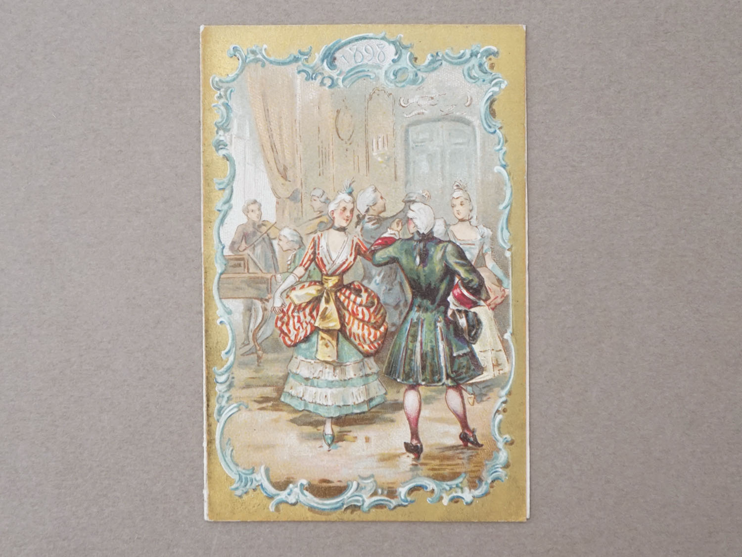 画像2: 1898年 アンティーク『LU』カレンダーのカルネ BISCUITS - LEFEVRE-UTILE - (2)