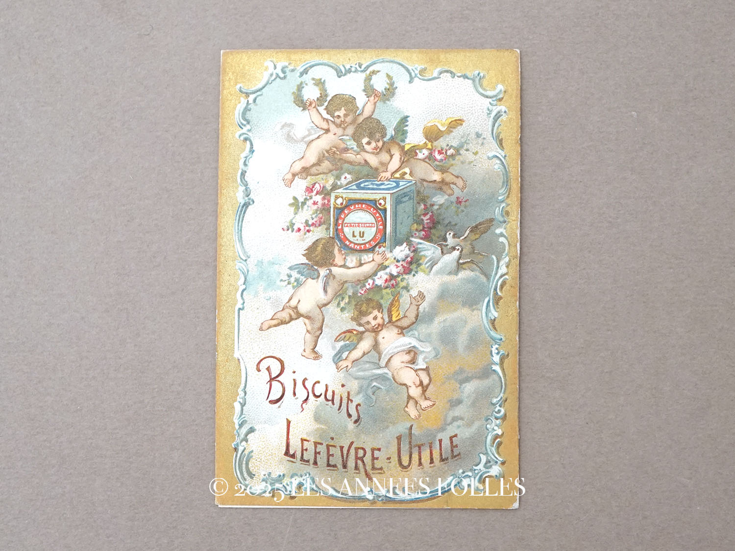 画像1: 1898年 アンティーク『LU』カレンダーのカルネ BISCUITS - LEFEVRE-UTILE - (1)