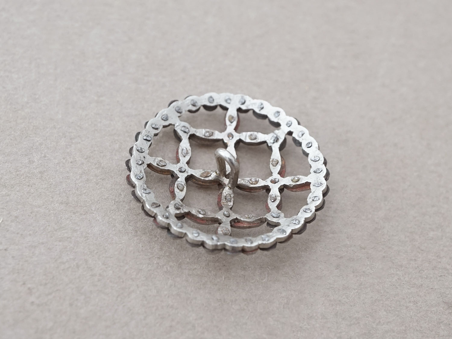 画像4: 19世紀初頭 アンティーク カットスチールボタン 2.6cm (4)